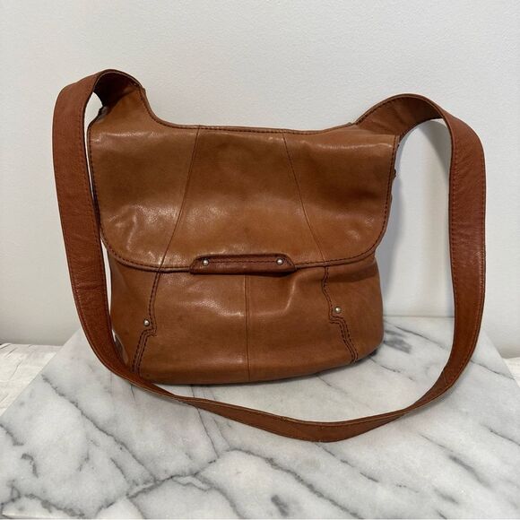 HOBO Handbags - HOBO Brown Leather Shoulder Bag with Slouchy Design